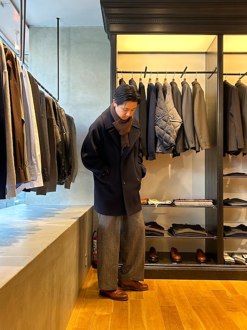 new basic DOUBLE BREAST HALF COAT（ピーコート）｜URBAN RESEARCH