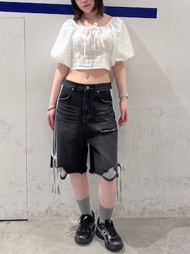 「Midnight Move（ミッドナイトムーブ）のアイテム」を使った、wtaaem95さん（レディース・157cm）の春コーディネート