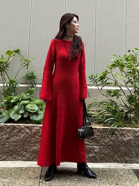 「アイテム（ワンピース/ドレス）」を使った、yumenoさん（レディース・164cm・20代）の秋コーディネート