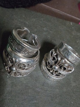 「CHROME HEARTS（クロムハーツ）のアイテム」を使った、masterknさん（メンズ・173cm）の冬コーディネート