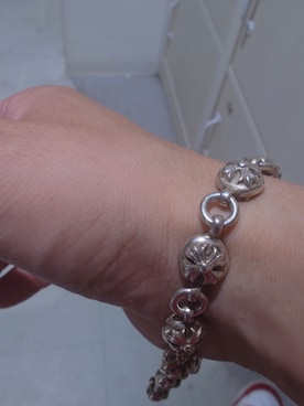 「CHROME HEARTS（クロムハーツ）のアイテム（ブレスレット）」を使った、masterknさん（メンズ・173cm）の夏コーディネート