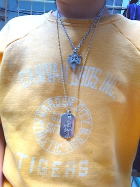「CHROME HEARTS（クロムハーツ）のアイテム」を使った、masterknさん（メンズ・173cm）の春コーディネート
