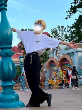 「アイテム（Tシャツ/カットソー）」を使った、ko-kiさん（メンズ・175cm・10代）の夏コーディネート
