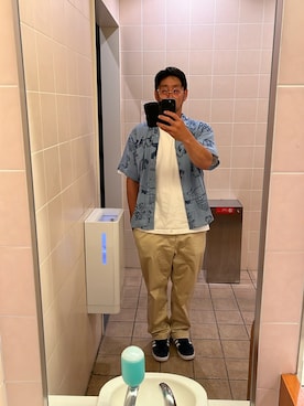 「アイテム（チノパンツ）」を使った、seishiro0128さん（メンズ・174cm）の秋コーディネート