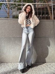 GGエコファーショートフードコート｜ジェイダ（GYDA）公式通販｜RUNWAY