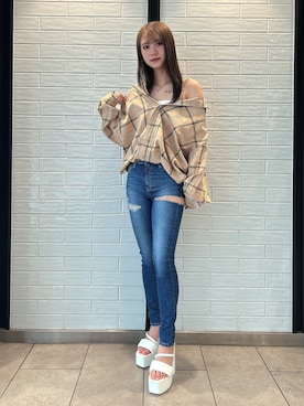 koharuさん（レディース・161cm）の夏コーディネート