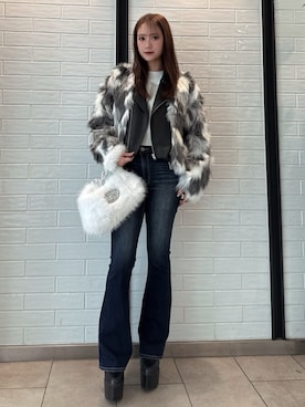 koharuさん（レディース・161cm）の冬コーディネート