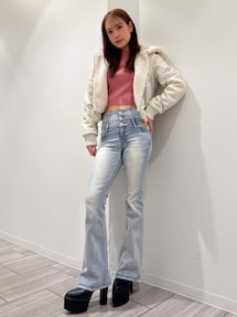 Hoodie Fake Leatherコート｜ジェイダ（GYDA）アウトレット公式通販