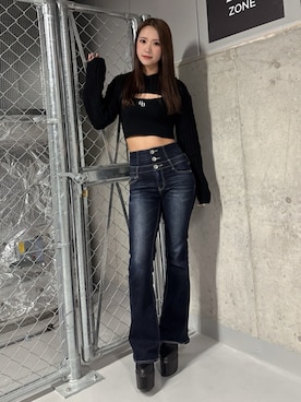 koharuさん（レディース・161cm）の冬コーディネート