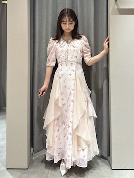 「dazzlin（ダズリン）のアイテム」を使った、mayuさん（レディース・149cm）の春コーディネート