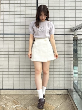 「dazzlin（ダズリン）のアイテム」を使った、mayuさん（レディース・149cm）の春コーディネート