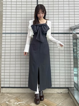 「dazzlin（ダズリン）のアイテム」を使った、mayuさん（レディース・149cm）の春コーディネート