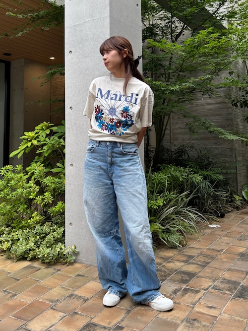 メグルー PING APPAREL】メッシュジャガードクルーネックニットプル