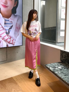 Mardi Mercrediのアイテム（ピンク系）を使った人気ファッション