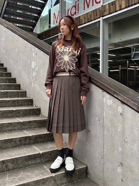 「韓国コーデ」｜Mardi_Daikanyamaさん（レディース・162cm）の秋コーディネート