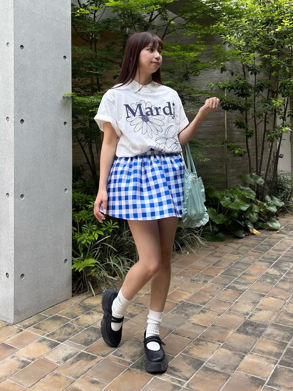 Mardi Mercredi（マルディメクルディ）フレアスカート/サテン