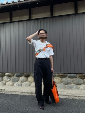 「superNova.（スーパーノヴァ）のアイテム（パンツ）」を使った、katsu_fashionさん（メンズ・168cm）の夏コーディネート