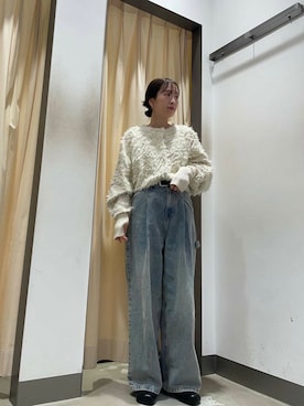 「イチ推しデニムコーデ」｜riisaaamさん（レディース・152cm）の秋コーディネート