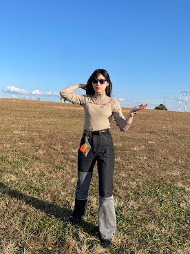 si!さん（レディース・154cm）の冬コーディネート