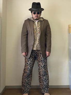 「アイテム（ハット、ブラウン系）」を使った、dateoさん（メンズ・174cm）の秋コーディネート