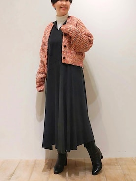 kana@qualiteさん（レディース・152cm）の冬コーディネート