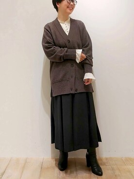 kana@qualiteさん（レディース・152cm）の冬コーディネート