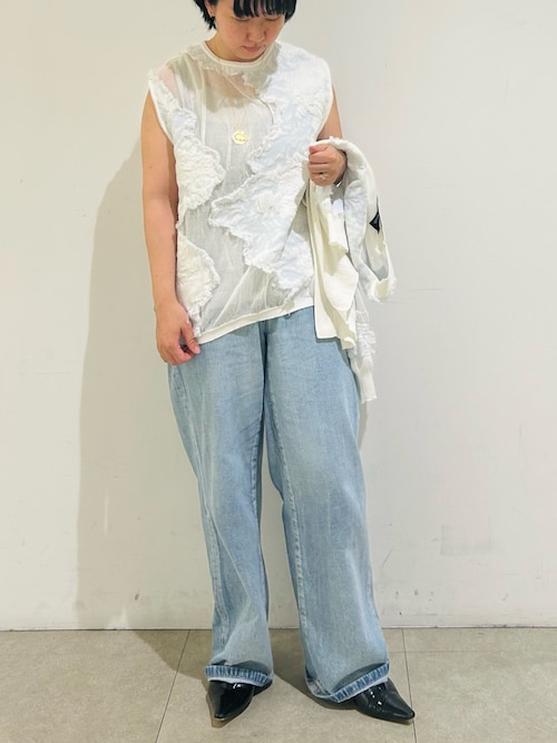 qualite（カリテ） ニット セーター boussole×qualite カットフリンジ