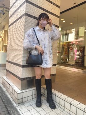 Emi【骨格ウェーブ/ブルベ冬】さん（レディース・152cm）の春コーディネート