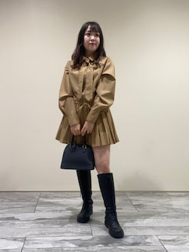 Emi【骨格ウェーブ/ブルベ冬】さん(レディース・152cm)の秋コーディネート