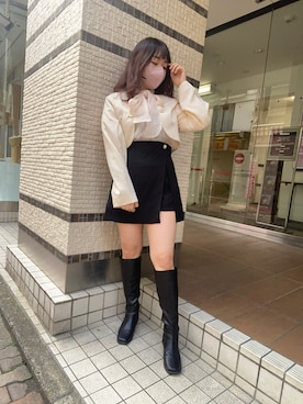 Emi【骨格ウェーブ/ブルベ冬】さん（レディース・152cm）の春コーディネート