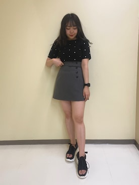 Emi【骨格ウェーブ/ブルベ冬】さん(レディース・152cm)の夏コーディネート
