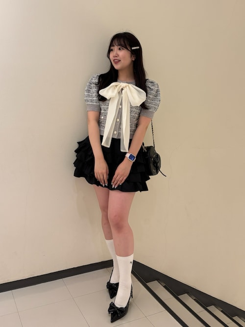 セール】レースアップハートバッグ（ショルダーバッグ）｜one after