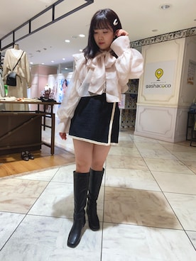 Emi【骨格ウェーブ/ブルベ冬】さん（レディース・152cm）の春コーディネート