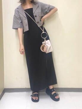 Emi【骨格ウェーブ/ブルベ冬】さん(レディース・152cm)の夏コーディネート