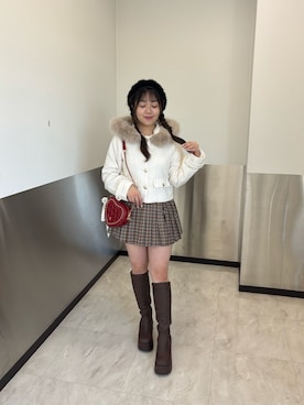 Emi【骨格ウェーブ/ブルベ冬】さん(レディース・153cm)の冬コーディネート