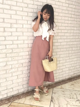 Emi【骨格ウェーブ/ブルベ冬】さん(レディース・152cm)の春コーディネート