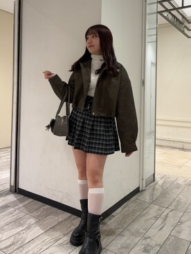 Emi【骨格ウェーブ/ブルベ冬】さん（レディース・153cm）の秋コーディネート