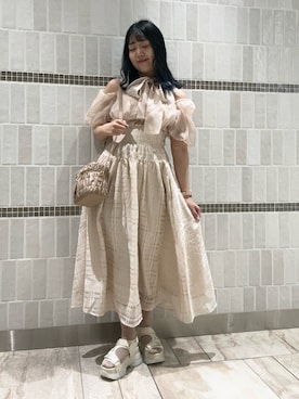 Emi【骨格ウェーブ/ブルベ冬】さん（レディース・153cm）の春コーディネート