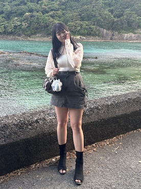 Emi【骨格ウェーブ/ブルベ冬】さん（レディース・153cm）の夏コーディネート