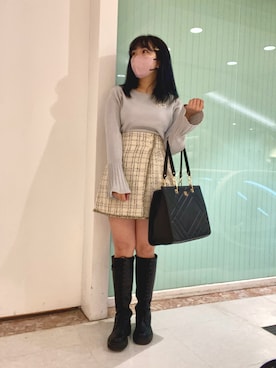 Emi【骨格ウェーブ/ブルベ冬】さん（レディース・152cm）の冬コーディネート