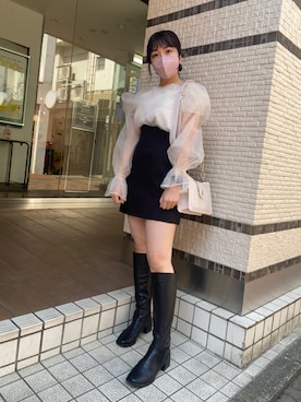 Emi【骨格ウェーブ/ブルベ冬】さん（レディース・152cm）の春コーディネート