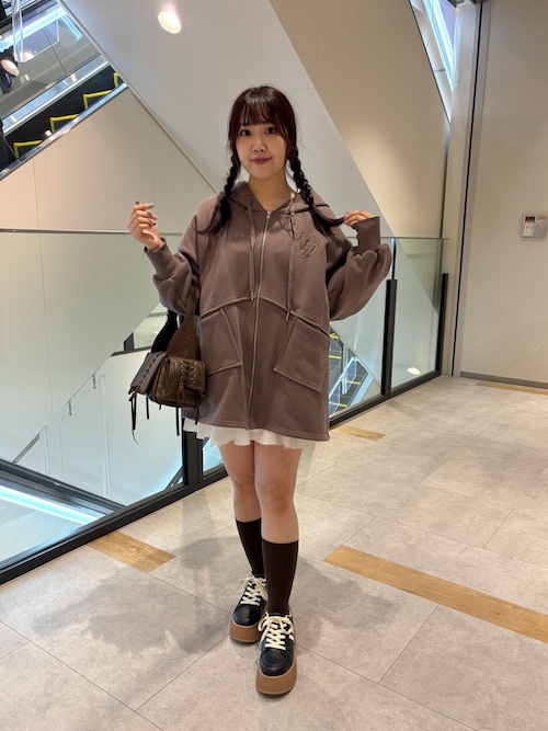 セール】ビッグシルエットジップパーカー（パーカー）｜one after