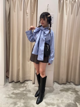 Emi【骨格ウェーブ/ブルベ冬】さん（レディース・152cm）の夏コーディネート