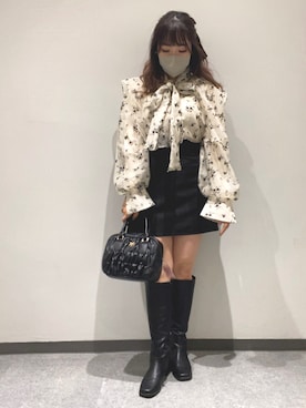 Emi【骨格ウェーブ/ブルベ冬】さん(レディース・152cm)の春コーディネート