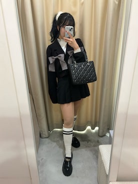 Emi【骨格ウェーブ/ブルベ冬】さん（レディース・153cm）の冬コーディネート