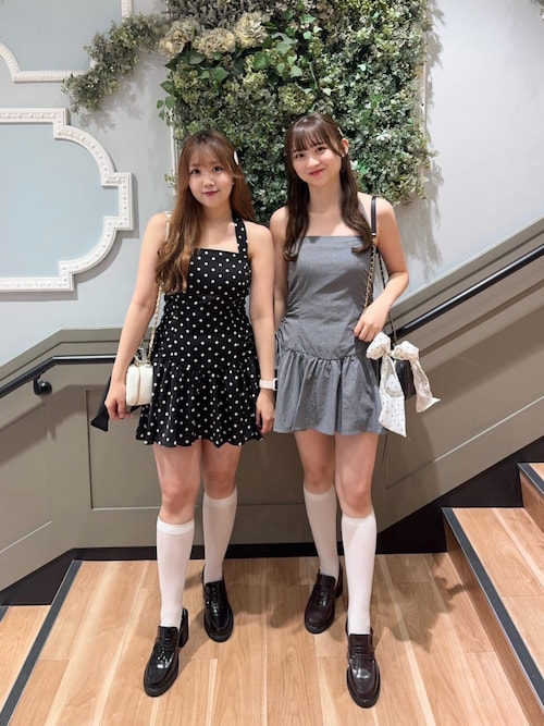 NICE CLAUP リボンつきミニスクエアバック one after another NICE