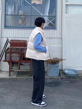 「低身長男子」｜RIKUさん（メンズ・168cm）の秋コーディネート