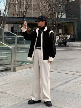 「ジーユー」｜yütarouさん（メンズ・168cm）の冬コーディネート