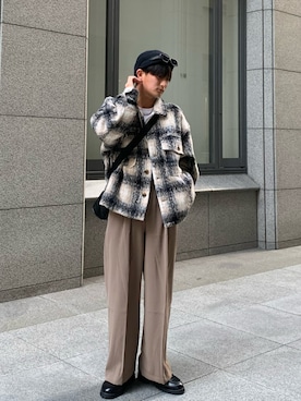 「アイテム（ブルゾン）」を使った、yütarouさん（メンズ・168cm・20代）の春コーディネート