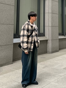 「アイテム（ブルゾン）」を使った、yütarouさん（メンズ・168cm・20代）の冬コーディネート